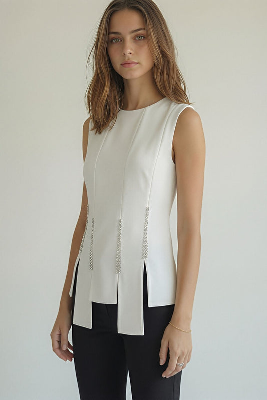 Freya Crystal Embellished top
